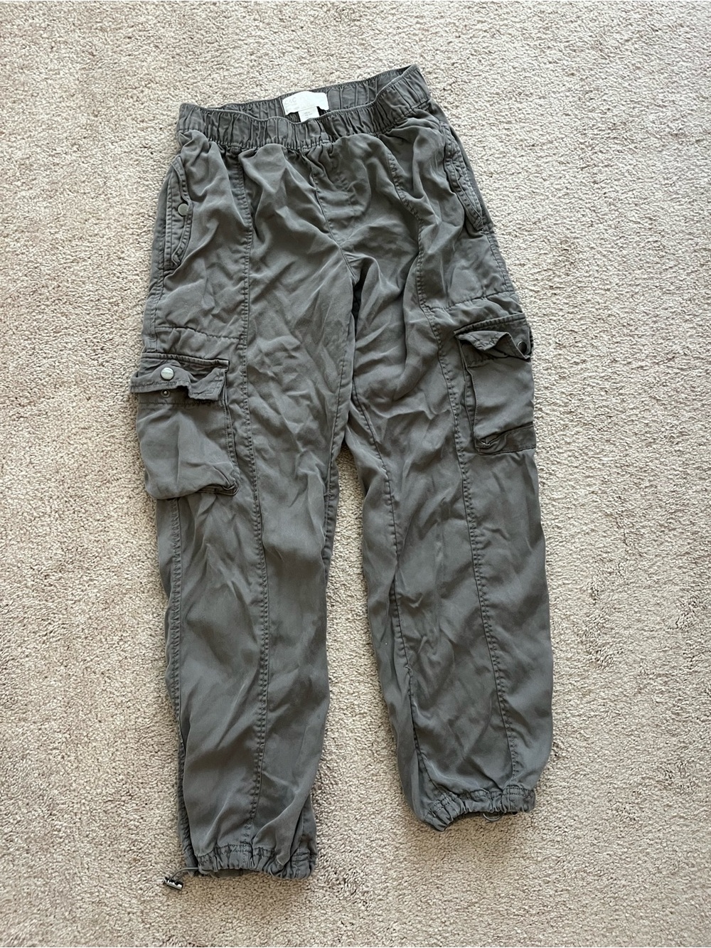 C&C California Elastic Waist Pull-On Pants in Gray